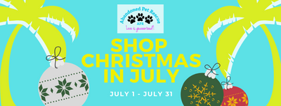 Support Abandoned Pet Rescue's Christmas in July Fundraiser!