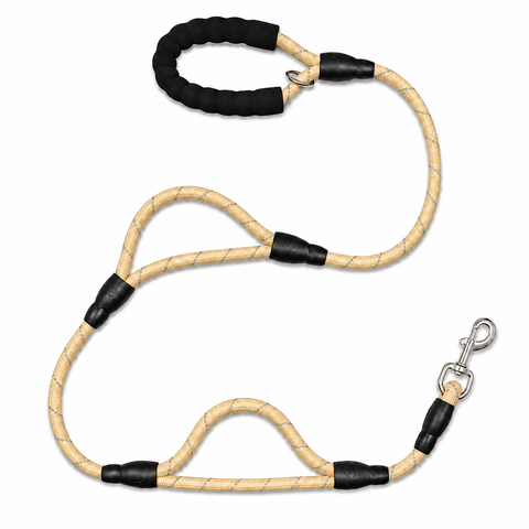Rope Leash - Three Handles - 5ft.
