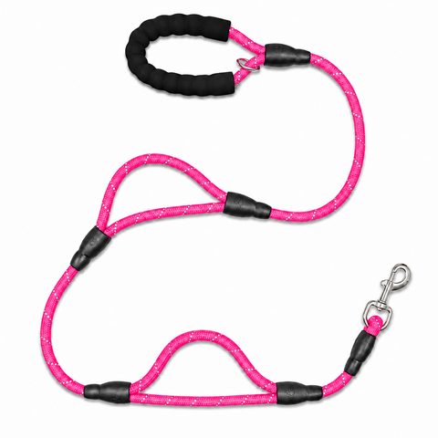 Rope Leash - Three Handles - 5ft.