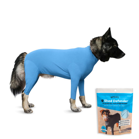 Shed Defender® Sport Dog Onesie Contains Shedding, Calms Anxious Dogs