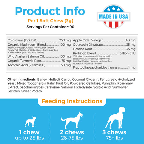 Allergy & Immune System Defense Soft Chews - 90 ct.